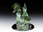 ETG20 Glass Turtles on Mirror Base